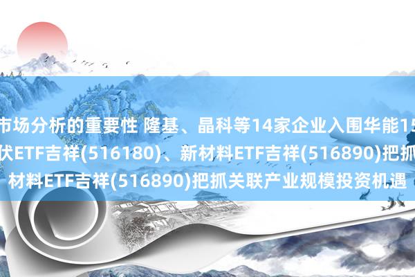 市场分析的重要性 隆基、晶科等14家企业入围华能15GW组件采购大单 光伏ETF吉祥(516180)、新材料ETF吉祥(516890)把抓关联产业规模投资机遇